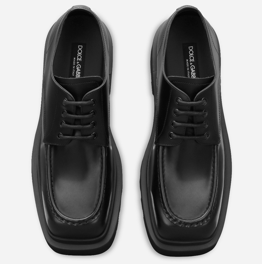 Dolce & Gabbana Calfskin Derby Shoes Size 12 UK/13 US